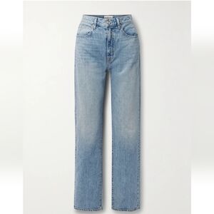 SLVRLAKE "London" Light Blue Straight-Leg Jeans Sz 30 New